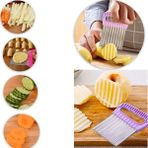 Neler Geldi Neler Renkli Cips Patates Doğrayıcı Şekilli Sebze ve Meyve Dilimleyici Hamur Kesme Aparatı Sebze Doğrayıcı