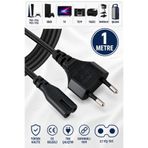 nelerbulurum 1 Metre Power Güç Kablosu | Ps2-ps3-ps4-ps5-xbox-tv-teyp-ışıldak-yazıcı-makinalar için Fişi Uyumlu