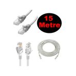 nelerbulurum 15 Metre Lan Ethernet Kablosu Bilgisayar Modem Internet Rj45 Patch Adsl Modem Kablosu