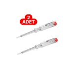 nelerbulurum 2 Adet yüksek kaliteli Kontrol Kalemi, 190 Mm, Elektrik Akımı Testi,güvenli Ve Hassas