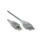 nelerbulurum 3 Metre Şeffaf Renkli Usb Yazıcı Printer Ara Kablosu Tüm Yazıcılara Uyumlu(HP CANON LAZER EPSON)
