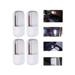 nelerbulurum 4 ADET PİLLİ ÇOK AMAÇLI DOLAP KAPI VS 10 LÜMEN OTOMATİK MANYETİK SENSÖRLÜ LED LAMBA