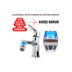 nelerbulurum 5 Katmanlı Musluk Başlığı Pas Tortu Klor Kireç Önleyici Ve Su Tasarruflu Musluk Başlığı Ucu