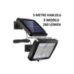 nelerbulurum GÜNEŞ ENERJİLİ 5 METRE KABLOLU 260 LÜMEN ÜÇ MODLU VE HAREKET SENSÖRLÜ BAĞ BAHÇE KARAVAN AYDINLATMA