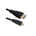 nelerbulurum HDMI ERKEK MICRO HDMI ERKEK GOLD 1.5 METRE KABLO 4K Ultra HD 1080P (MİNİ HDMİ DEĞİLDİR)