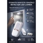 nelerbulurum PİLLİ ÇOK AMAÇLI DOLAP KAPI VS 10 LÜMEN OTOMATİK MANYETİK SENSÖRLÜ LED LAMBA