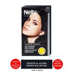 Nelly Jojoba ve Keratinli Saç Boyası 1.00 Mavi Siyah