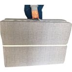 Nelson Katlanır Yatak Yer Yatağı Sünger Yatak Tek Kişilik 80 X 180 Gri Kırçıllı - 80 x 180 x 6 cm