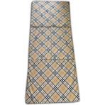 Nelson Katlanır Yer Yatağı ve Tek Kişilik Sünger Katlanır Minder Yatak 70 X 180 Cm 6 Cm-Kahverengi Ekose