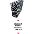 Nelson Vip Katlanır Yer Yatağı (8 cm Kalın)Sünger Yatak 80X180X8 Cm-Karaçatı - 80 x 180 cm