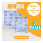 Nem Rutubet Korozyon Buhar Terleme Çekici Alıcı Tutucu Giderici Önleyici (3 PAKET) 750 gr