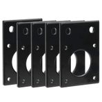 NEMA 17 42 Serisi Için Step Motor Montaj Plakası, Doğrusal-3D Yazıcı Aksesuarları 5 PCS 17 Step Motorlar Için Alüminyum Siyah