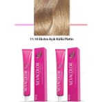 Nemere 2 Li Set Premium 11.10 Ekstra Açık Küllü Platin - Kalıcı Krem Saç Boyası 2 x 50 G Tüp Nemer