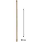 Nemere Ahşap 100 cm Hamur Açma Şekillendirme Oklavası -56041 - Renkli