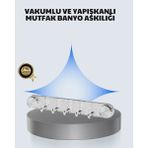 Nemere Aletsiz Montaj Vakumlu Yapışkanlı Askı Atı - Çok Renkli - Standart