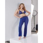 Nemere Angel Mavi Transparan Fantezi Sütyen Pijama Takımı