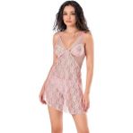 Nemere Angel Pembe Kısa Tül Gecelik - XL