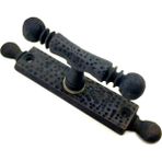 Nemere Antika Tarz Dekoratif Pirinç Misket Pencere Kolu - 165X32 Mm, Oksit - Renkli