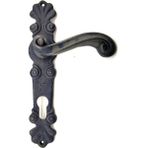 Nemere Antika Tarz Dekoratif Pirinç Okyanus Banyo Kapı Kolu - 230X46 Mm, Oksit - Renkli - 1