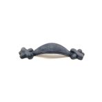Nemere Antika Tarz Dekoratif Pirinç Örgü Mobilya Kulbu - 22x120 mm, Oksit