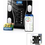Nemere Bluetooth - Vücut Analizli Dijital Baskül Terazi Tartı 180KG/50G Yağ -Su -Kas Oran -Bmı (488 - Renkli