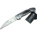 Nemere Cr 0124 Kamp Çakı 20 cm - Metal Desenli Sap, Kılıflı, Kutulu