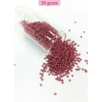 Nemere Dökme Cam Kum Boncuk 11/0 2 mm - 20 Gram - Koyu Pembe - BNC011