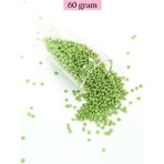 Nemere Dökme Cam Kum Boncuk 11/0 2 mm - 60 Gram - Açık Yeşil - BNC038
