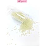 Nemere Dökme Cam Kum Boncuk 11/0 2 mm - 60 Gram - Krem - BNC047