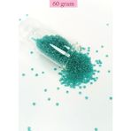 Nemere Dökme Cam Kum Boncuk 11/0 2 mm - 60 Gram - Şeffaf Yeşil - BNC049