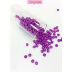 Nemere Dökme Cam Kum Boncuk Büyük Boy 6/0 4 mm - 20 Gram - Koyu Eflatun - BNC087