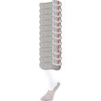 Nemere Gri Erkek Babet Çorap 12 Çift - Renkli