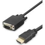 Nemere HDMI To VGA Görüntü Kablosu 1080P 1.8 M - Siyah HDX7872 - Renkli
