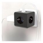 Nemere Isıya Dayanıklı Termal Akım Korumalı ve Çocuk Korumalı 3 Priz Girişli 3 USB Girişli Küp Pr