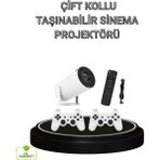 Nemere Ithalat Bluetooth 5.0 ve Wi-Fi 6 Akıllı 4K Projeksiyon