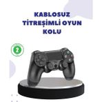 Nemere İthalat Kablosuz Titreşimli Oyun Kolu – Yüksek Hassasiyetli Analog Kontrol ve Ergonomik Tutma Nemere It