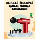 Nemere İthalat Kas Gevşetici Masaj Tabancası 4 Başlık ve Ayarlanabilir Hız Nemere Ithalat - Çok Renkli