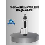 Nemere İthalat Kişisel Burun ve Kulak Tıraş Makinesi 3D Kavisli Bıçak ve Kompakt Tasarım Nemere Ithalat - Renkli