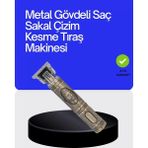 Nemere Ithalat Kompakt Tasarımlı, Güçlü Motorlu Saç Sakal Kesme Makinesi ve 4 Kılavuz Tarak - 1