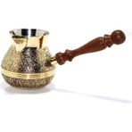 Nemere Ithalat Pirinç Cezve 4'' Inç Model 2 - 1
