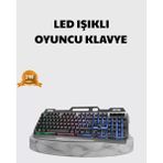 Nemere İthalat Profesyonel Oyuncu Klavye Mouse Seti – Rgb Işıklı, Türkçe Q, Dpı Ayarlı, Dayanıklı Gövde - Çok Renkli