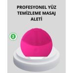 Nemere İthalat Şarjlı Su Geçirmez Yüz Temizleme ve Masaj Aleti – 3 Fonksiyonlu Nemere Ithalat - Çok Renkli