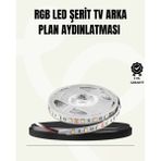 Nemere İthalat Tv Arkası LED Şerit Işık Otomatik Açma Kapama Özellikli 2mt Nemere Ithalat - Çok Renkli