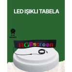 Nemere İthalat USB Girişli Rgb LED Tabela Ayarlanabilir Parlaklık ve Kayan Yazı Özellikli Nemere Ithalat - Çok Renkli