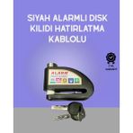 Nemere İthalat Yüksek Sesli 110DB Çelik Disk Kilidi Su Geçirmez Nemere Ithalat