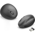 Nemere Kablosuz Ergonomik Dikey Mouse Dual Mod 3200 Dpi 6 Tuş Bilek Dostu - Siyah ND1210