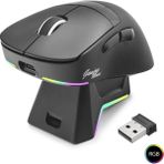 Nemere Kablosuz Gaming Rgb Mouse Şarj Standlı - Siyah MF1216B