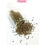 Nemere Kesme Cam Boncuk 2mm - 60 Gram - Metalik Sarı - BNC390