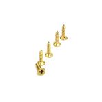 Nemere Klips, Menteşe, Ayak, Ysb Sac Vidası - 2,9x9,5mm Sarı, 100 Adet