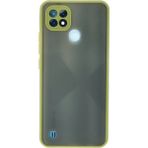 Nemere Mey Ithalat® Realme C21 Kılıf Montreal Silikon Kapak - Açık Yeşil - Renkli